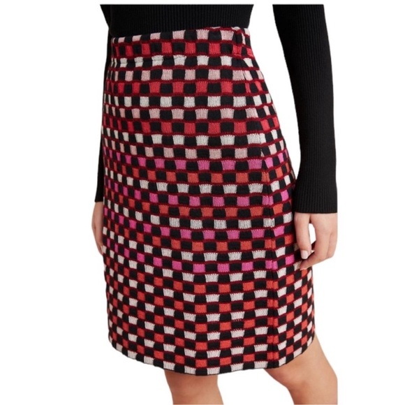 Anthropologie Dresses & Skirts - Anthropologie/Aldomartins Checkered Women's Knit Skirt, Size Small, EUC